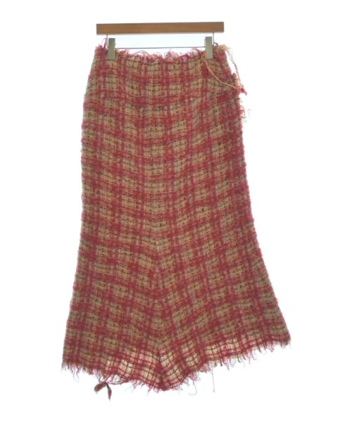 JUNYA WATANABE（ジュンヤワタナベ）ロング・マキシ丈スカート 赤 サイズ:M レディース/2200618807161