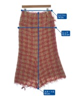 JUNYA WATANABE（ジュンヤワタナベ）ロング・マキシ丈スカート 赤 サイズ:M レディース/2200618807161