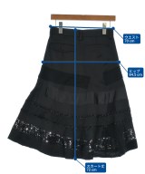 JUNYA WATANABE（ジュンヤワタナベ）ロング・マキシ丈スカート 黒 サイズ:XS レディース/2200620194037
