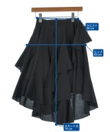 JUNYA WATANABE（ジュンヤワタナベ）ロング・マキシ丈スカート 黒 サイズ:XS レディース/2200620194068