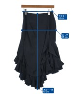 JUNYA WATANABE（ジュンヤワタナベ）ロング・マキシ丈スカート 紺 サイズ:XS レディース/2200620194082