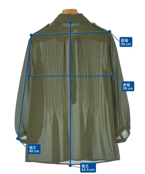 JUNYA WATANABE（ジュンヤワタナベ）ブラウス カーキ サイズ:XS レディース/2200620194211