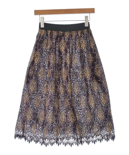 JUNYA WATANABE（ジュンヤワタナベ）ひざ丈スカート 赤 サイズ:XS レディース/2200620194235