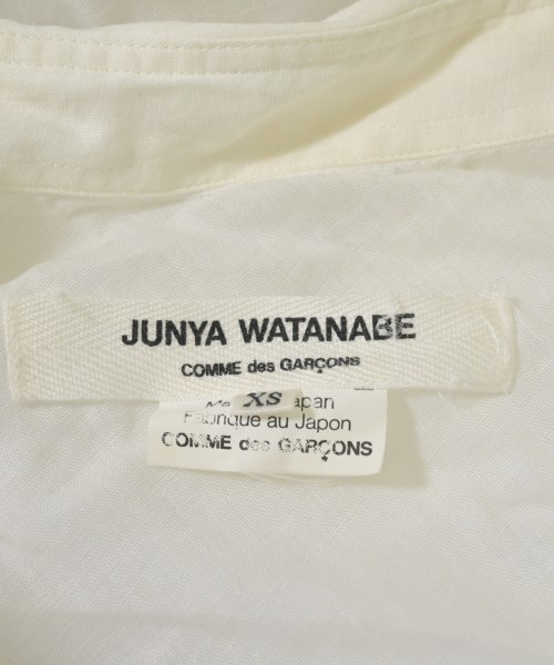 JUNYA WATANABE（ジュンヤワタナベ）カジュアルシャツ 白 サイズ:XS レディース/2200624358039