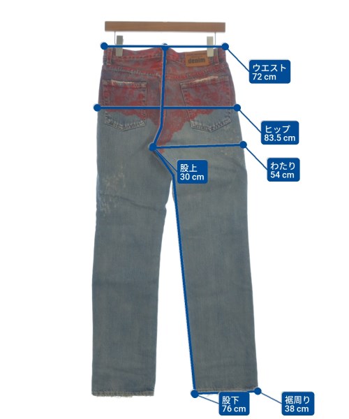 JUNYA WATANABE（ジュンヤワタナベ）デニムパンツ 青 サイズ:M レディース/2200624886044