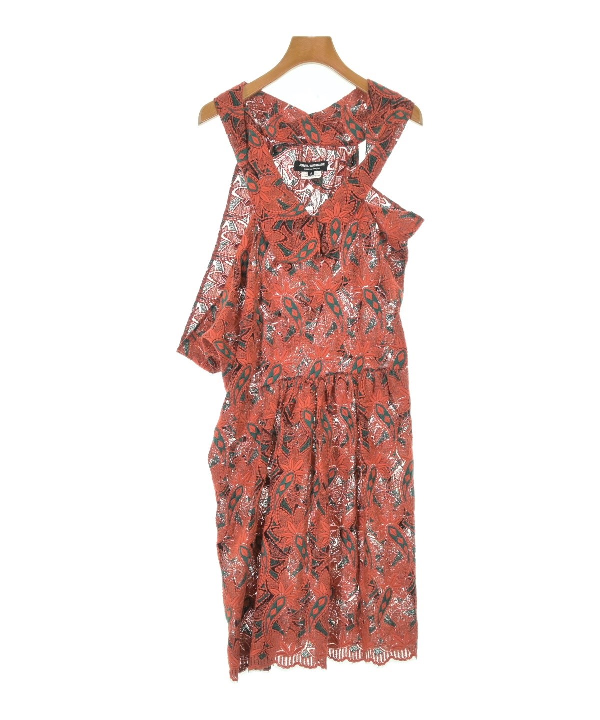 JUNYA WATANABE（ジュンヤワタナベ）ワンピース オレンジ サイズ:S