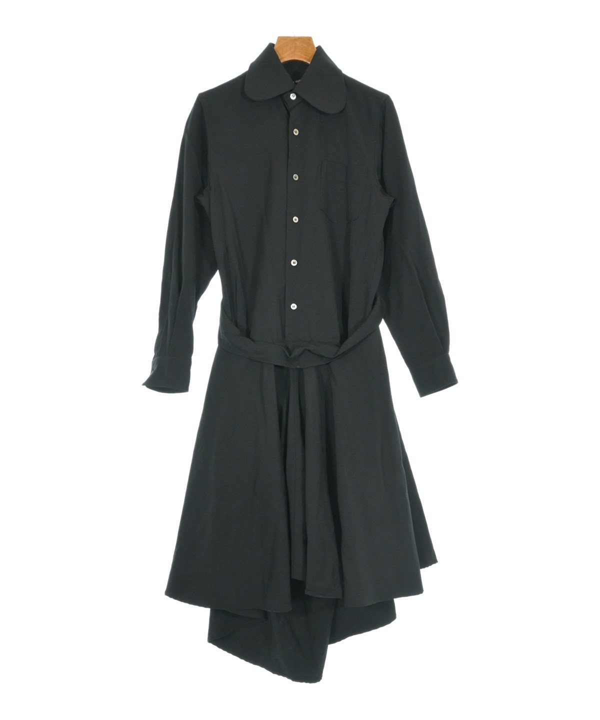 JUNYA WATANABE（ジュンヤワタナベ）シャツワンピース 黒 サイズ:S