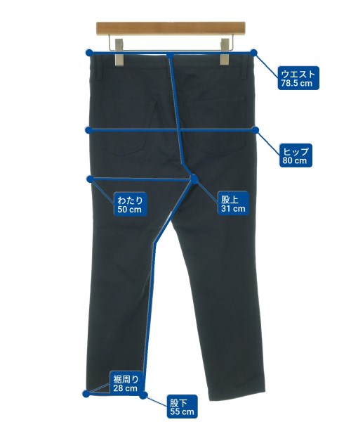 JUNYA WATANABE（ジュンヤワタナベ）クロップドパンツ 紺 サイズ:S レディース/2200620364027