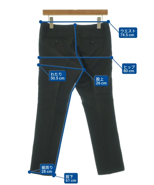 JUNYA WATANABE（ジュンヤワタナベ）スラックス 黒 サイズ:S レディース/2200643364059