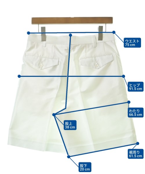 JUNYA WATANABE（ジュンヤワタナベ）ショートパンツ 白 サイズ:M レディース/2200642263285