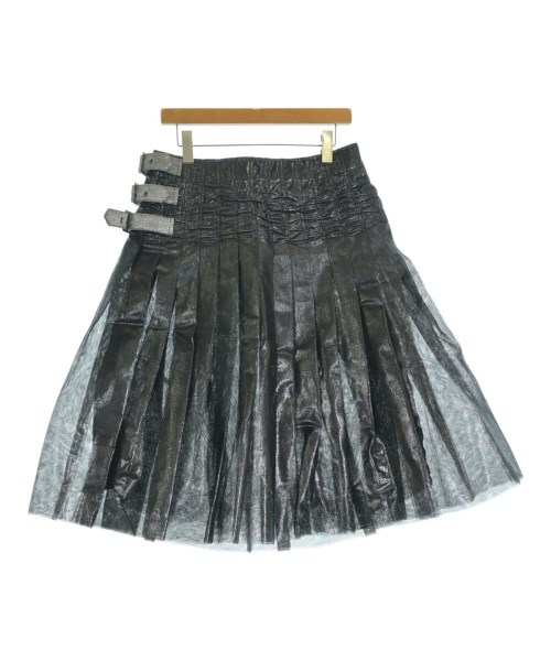 JUNYA WATANABE（ジュンヤワタナベ）ひざ丈スカート 黒 サイズ:M レディース/2200599975088