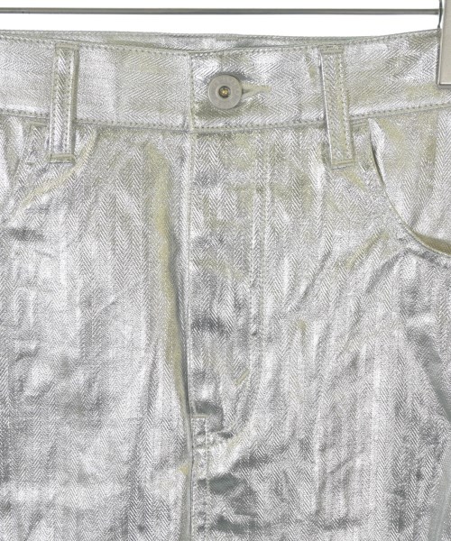 JUNYA WATANABE（ジュンヤワタナベ）ひざ丈スカート シルバー サイズ:M レディース/2200600069027