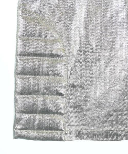 JUNYA WATANABE（ジュンヤワタナベ）ひざ丈スカート シルバー サイズ:M レディース/2200600069027