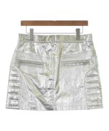 JUNYA WATANABE（ジュンヤワタナベ）ひざ丈スカート シルバー サイズ:M レディース/2200600069027