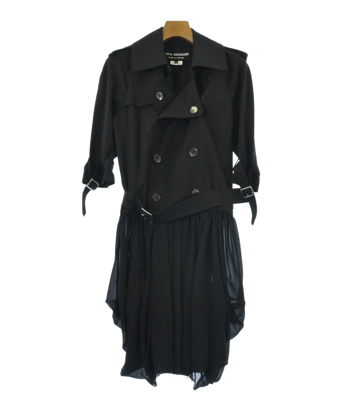 JUNYA WATANABE（ジュンヤワタナベ）ワンピース 黒 サイズ:XS