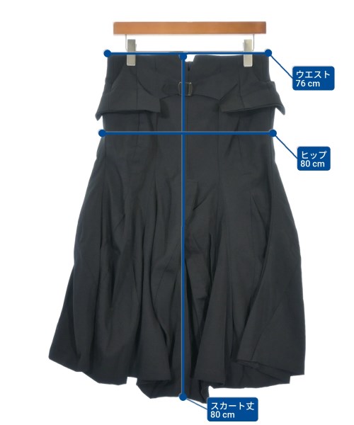 JUNYA WATANABE（ジュンヤワタナベ）ロング・マキシ丈スカート 黒 サイズ:SS レディース/2200598699114