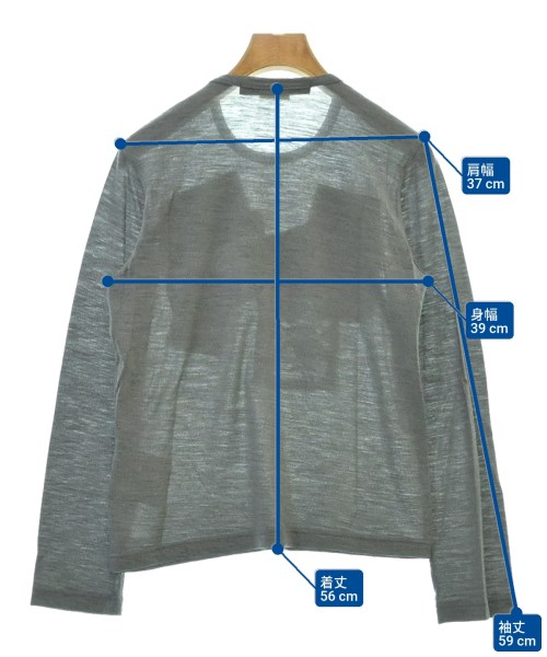 JUNYA WATANABE（ジュンヤワタナベ）Tシャツ・カットソー グレー サイズ:-(M位) レディース/2200619651121