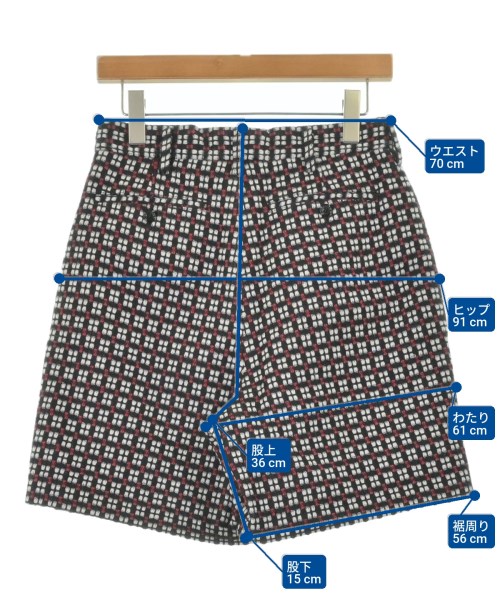 JUNYA WATANABE（ジュンヤワタナベ）ショートパンツ 黒 サイズ:S レディース/2200619651251