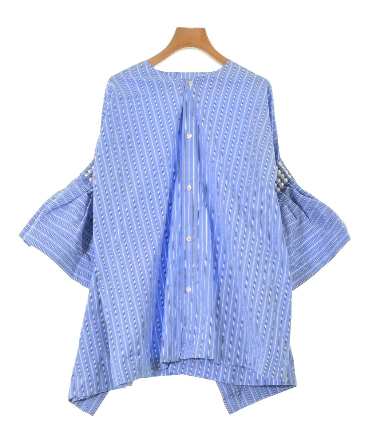 JUNYA WATANABE（ジュンヤワタナベ）ブラウス 青 サイズ:S レディース