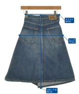 JUNYA WATANABE（ジュンヤワタナベ）ひざ丈スカート 紺 サイズ:S レディース/2200622887050