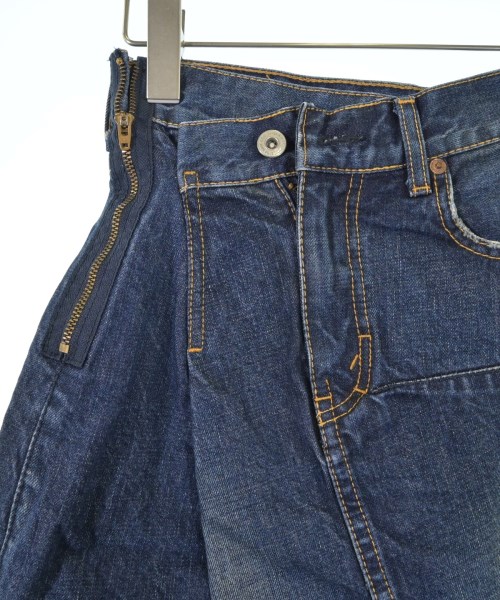 JUNYA WATANABE（ジュンヤワタナベ）ひざ丈スカート 紺 サイズ:S レディース/2200613142052