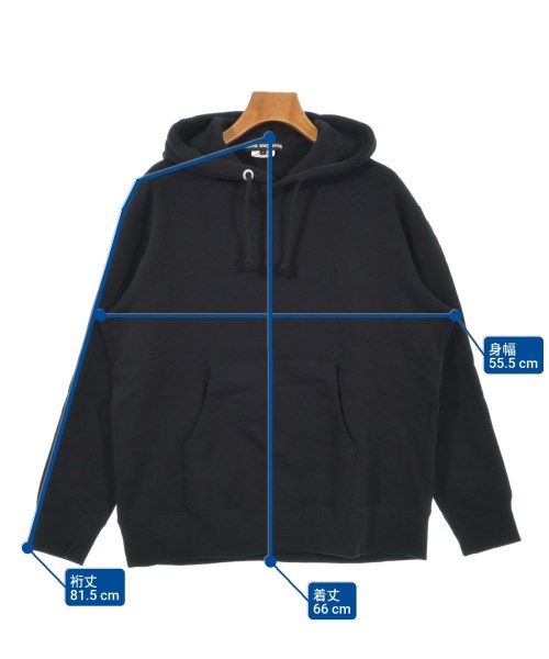 JUNYA WATANABE（ジュンヤワタナベ）パーカー 黒 サイズ:S レディース/2200626404024