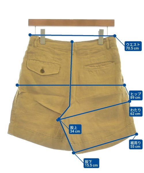 JUNYA WATANABE（ジュンヤワタナベ）ショートパンツ ベージュ サイズ:S レディース/2200632164165