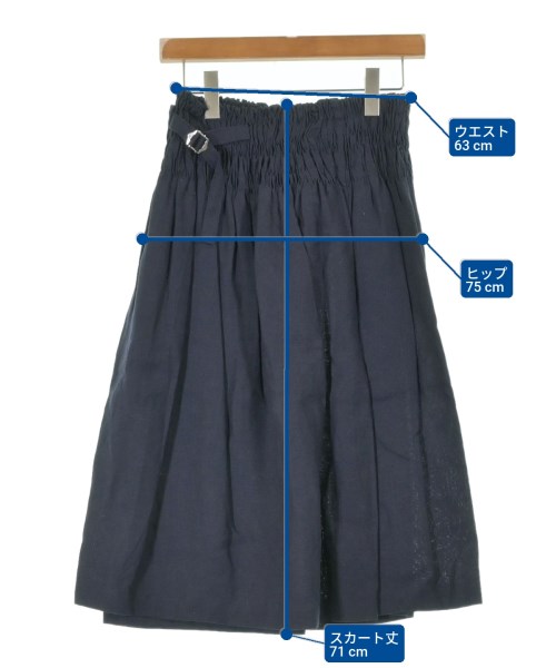 JUNYA WATANABE（ジュンヤワタナベ）ロング・マキシ丈スカート 紺 サイズ:-(S位) レディース/2200632898473