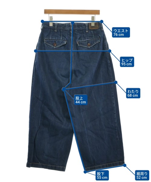 JUNYA WATANABE（ジュンヤワタナベ）デニムパンツ 紺 サイズ:S レディース/2200619722012