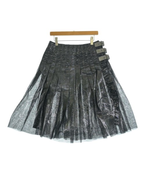 JUNYA WATANABE(ジュンヤワタナベ)ひざ丈スカート 黒 サイズ:M/2200611412072