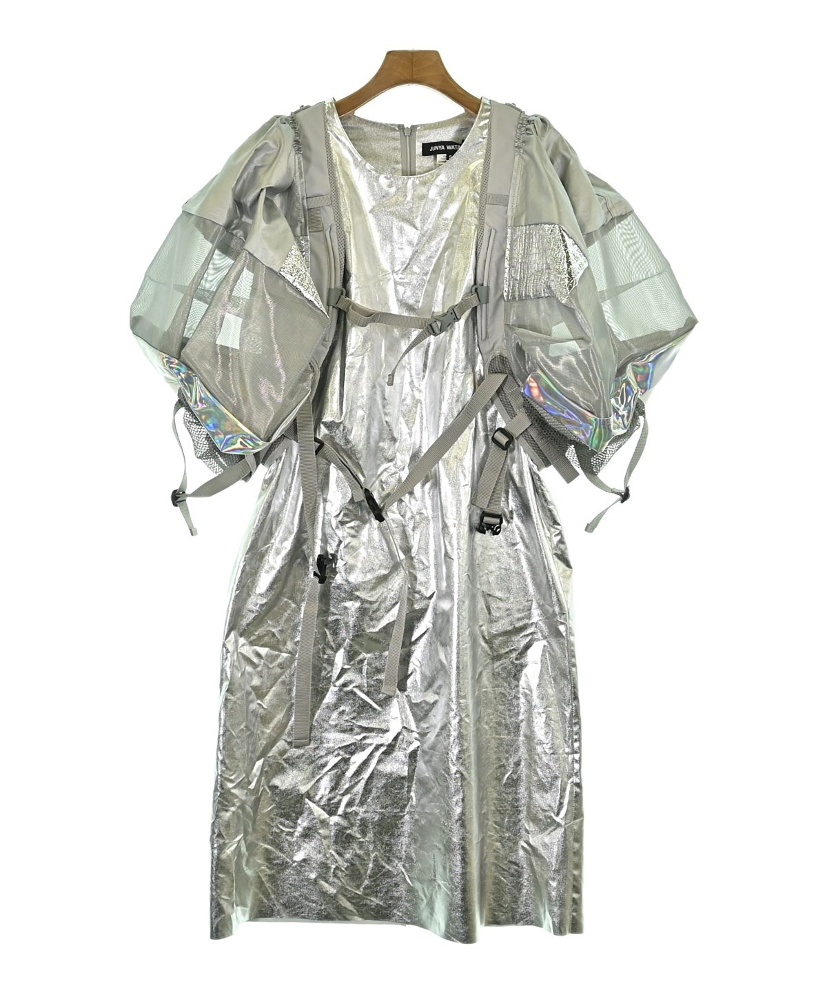 ジュンヤワタナベ ワンピース JUNYA WATANABE（ジュンヤワタナベ）ワンピース シルバー サイズ:S