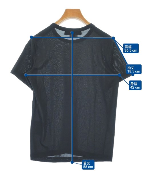 JUNYA WATANABE（ジュンヤワタナベ）Tシャツ・カットソー 黒 サイズ:S レディース/2200602152345