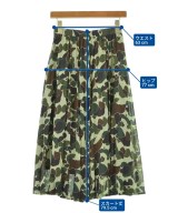 JUNYA WATANABE（ジュンヤワタナベ）ロング・マキシ丈スカート 緑 サイズ:XS レディース/2200612312111