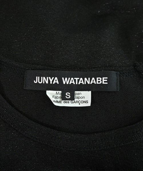 JUNYA WATANABE（ジュンヤワタナベ）Tシャツ・カットソー 黒 サイズ:S レディース/2200614587180
