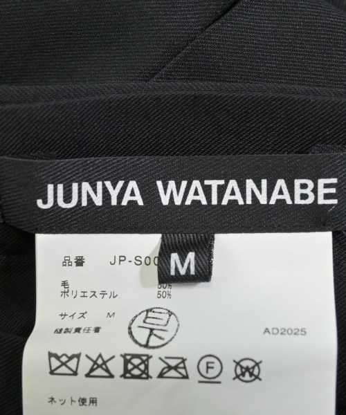 JUNYA WATANABE（ジュンヤワタナベ）ひざ丈スカート 黒 サイズ:M レディース/2200617463016
