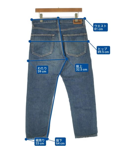 JUNYA WATANABE（ジュンヤワタナベ）デニムパンツ 紺 サイズ:S レディース/2200608968018