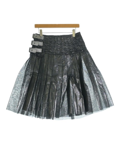 JUNYA WATANABE（ジュンヤワタナベ）ひざ丈スカート 黒 サイズ:S レディース/2200600284017