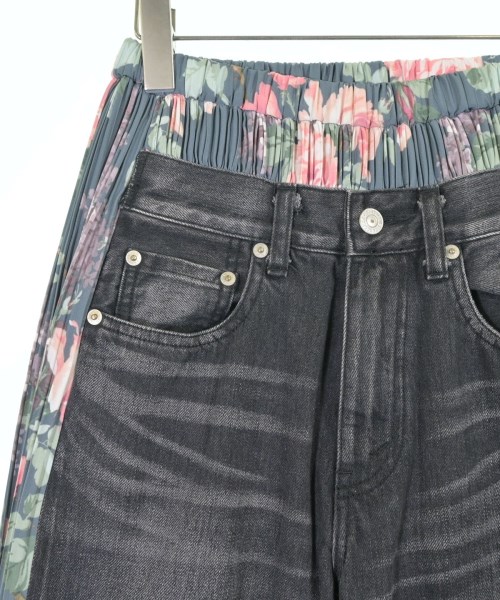JUNYA WATANABE（ジュンヤワタナベ）デニムパンツ 黒 サイズ:S レディース/2200600300328