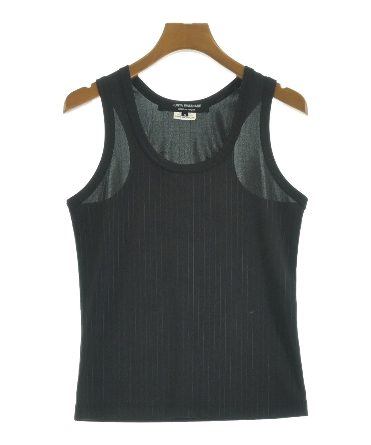 JUNYA WATANABE（ジュンヤワタナベ）タンクトップ 黒 サイズ:S