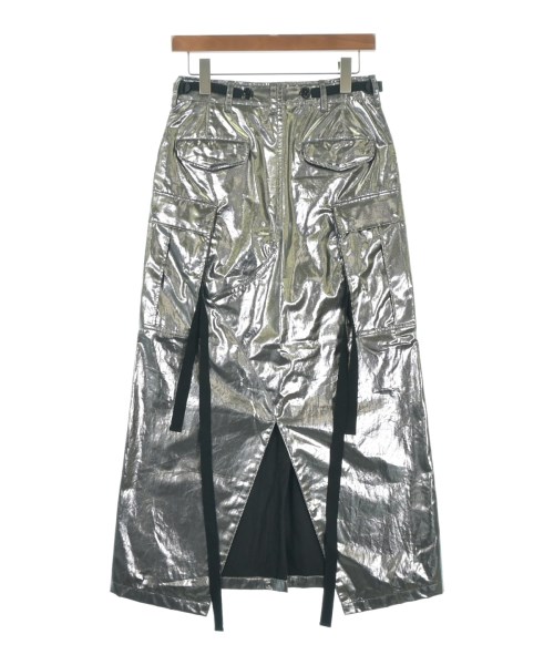 JUNYA WATANABE（ジュンヤワタナベ）ロング・マキシ丈スカート シルバー サイズ:XS レディース/2200600936275