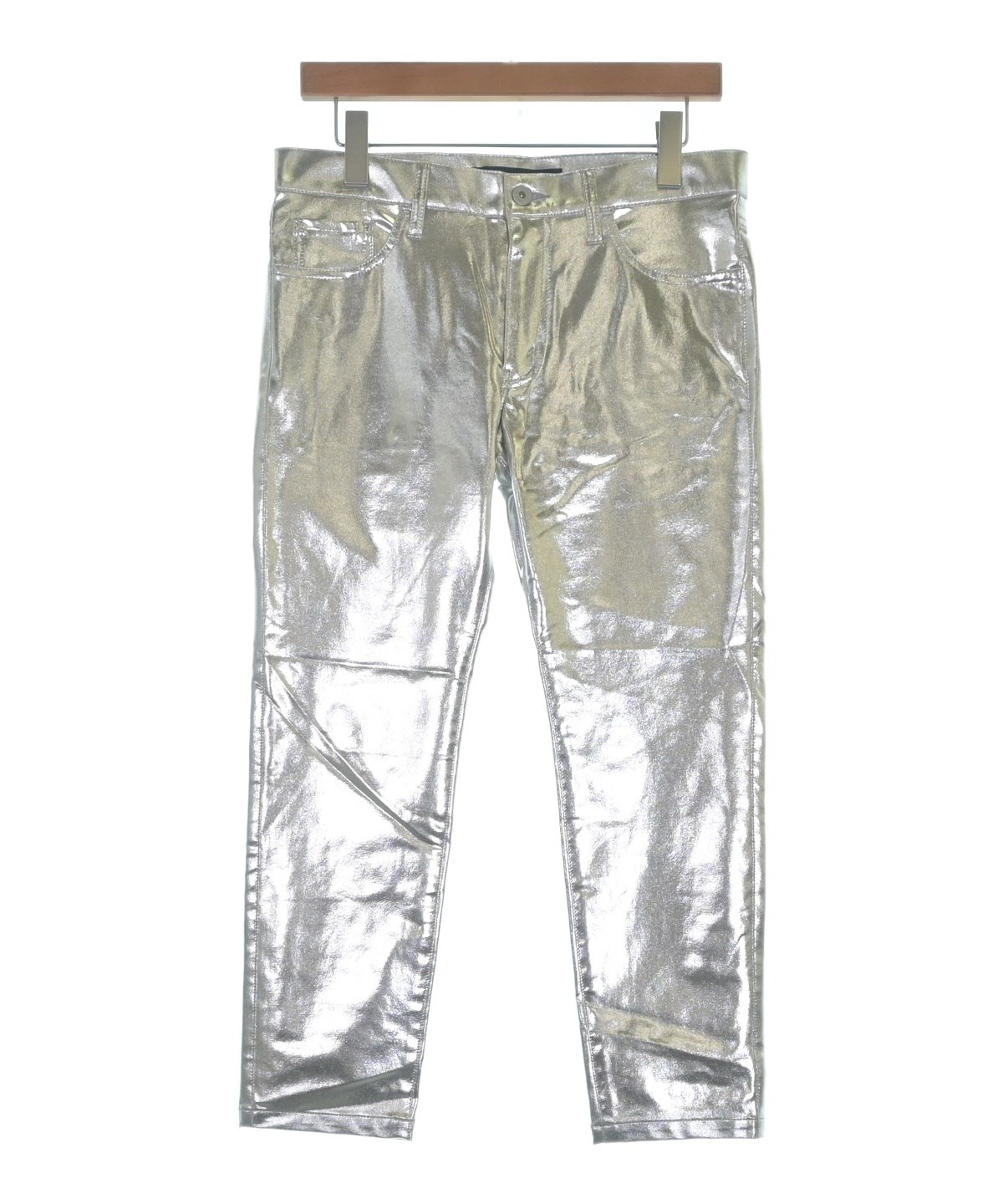 JUNYA WATANABE（ジュンヤワタナベ）スラックス シルバー サイズ:M