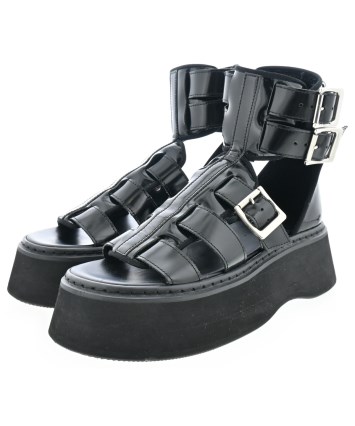 JUNYA WATANABE（ジュンヤワタナベ）サンダル 黒 サイズ:UK3(25.5cm位