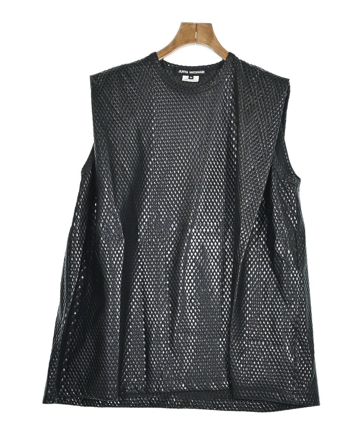 JUNYA WATANABE（ジュンヤワタナベ）ノースリーブ 黒 サイズ:M