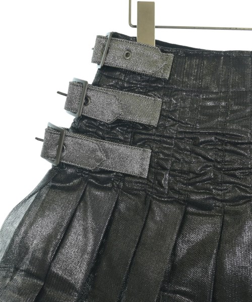 JUNYA WATANABE（ジュンヤワタナベ）ひざ丈スカート 黒 サイズ:XS レディース/2200607623024