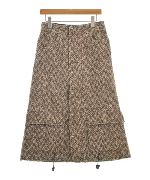 JUNYA WATANABE(ジュンヤワタナベ)ロング・マキシ丈スカート 茶 サイズ:M/2200669070033