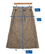 JUNYA WATANABE（ジュンヤワタナベ）ロング・マキシ丈スカート 茶 サイズ:M レディース/2200669070033