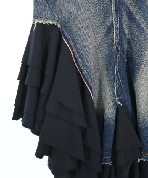 JUNYA WATANABE（ジュンヤワタナベ）ロング・マキシ丈スカート 紺 サイズ:M レディース/2200669070057