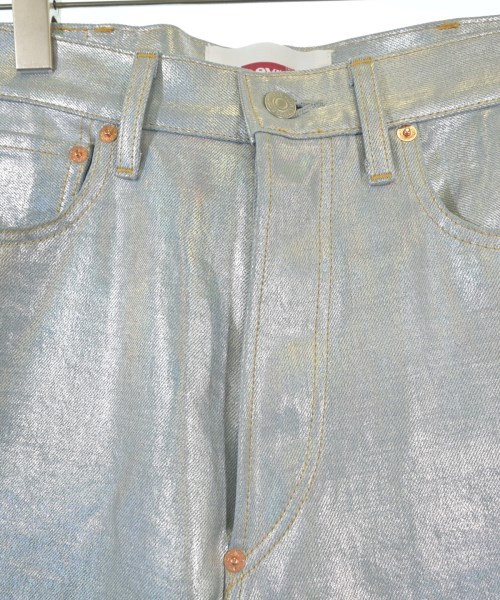 JUNYA WATANABE（ジュンヤワタナベ）デニムパンツ シルバー サイズ:XS レディース/2200673007063