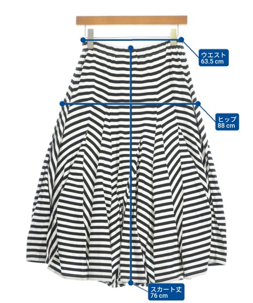 JUNYA WATANABE（ジュンヤワタナベ）ロング・マキシ丈スカート 黒 サイズ:-(M位) レディース/2200673018038