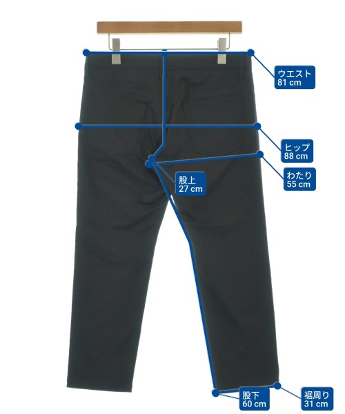 JUNYA WATANABE（ジュンヤワタナベ）クロップドパンツ 黒 サイズ:M レディース/2200671958091